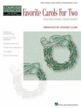 Paperback Favorite Carols for Two: Hal Leonard Student Piano Library Composer Showcase Book