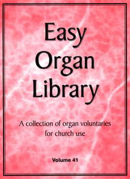 Paperback Easy Organ Library, Vol. 41 Book