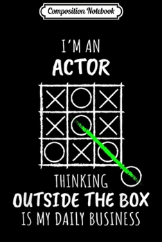 Paperback Composition Notebook: FUNNY ACTOR Journal/Notebook Blank Lined Ruled 6x9 100 Pages Book