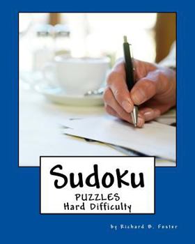 Paperback Sudoku Puzzles: Hard Difficulty [Large Print] Book