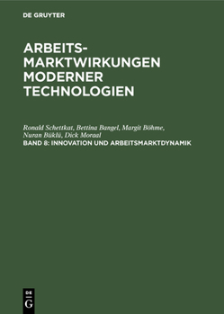 Hardcover Innovation und Arbeitsmarktdynamik [German] Book