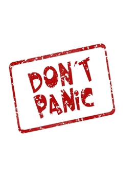 Paperback Don't panic: Scuba Diving - Journal - Large 8.5 x 11 inches - 100 pages Book