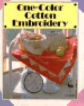 Paperback One-Color Cotton Embroidery Book