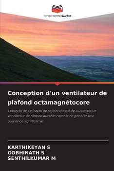 Paperback Conception d'un ventilateur de plafond octamagnétocore [French] Book