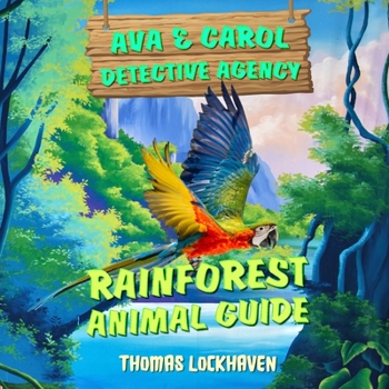 Paperback Rainforest Animal Guide: Ava & Carol Detective Agency [Large Print] Book