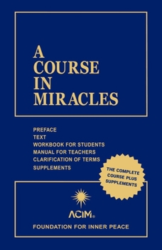 Paperback A Course in Miracles: Combined Volume Book