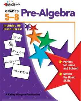 Paperback Pre-Algebra, Grades 5 - 8 Book