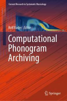 Hardcover Computational Phonogram Archiving Book