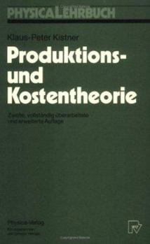 Paperback Produktions-Und Kostentheorie [German] Book