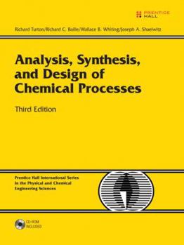 Hardcover Analysis, Synthesis and Design of Chemical Processes [With CDROM] Book