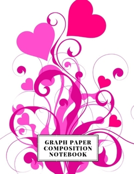 Paperback Graph Paper Composition Notebook: Grid Paper Notebook, Cute Pretty Graph Paper Composition Notebook For Girls, For Women, Quad Ruled, Math and Science Book