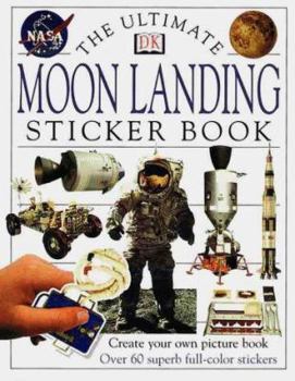 Paperback Ultimate Sticker Book: Moon Landing Book