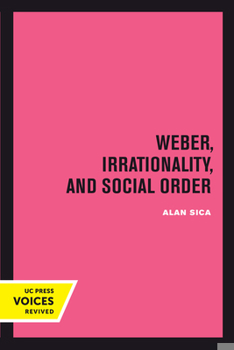 Hardcover Weber, Irrationality, and Social Order Book