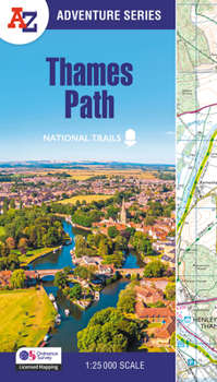 Paperback Thames Path: With Ordnance Survey Mapping [Fourth Edition] Book