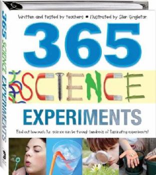 Hardcover 365 Science Experiments (Binder) Book