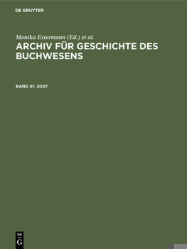 Hardcover 2007 [German] Book