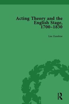 Hardcover Acting Theory and the English Stage, 1700-1830 Volume 2 Book