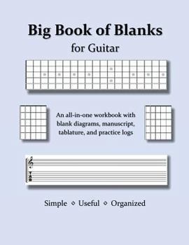 Paperback Big Book of Blanks for Guitar Book