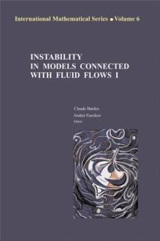 Hardcover Instability in Models Connected with Fluid Flows Set Book