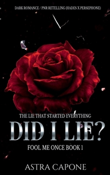 Paperback Did I Lie? (Fool Me Once series) Book