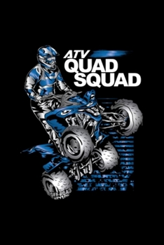 ATV Quad Squad Yamaha: Blank Lined Notebook Journal for Work, School, Office 6x9 110 page