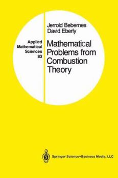 Paperback Mathematical Problems from Combustion Theory Book