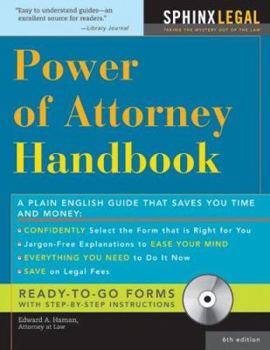 Paperback Power of Attorney Handbook [With CDROM] Book