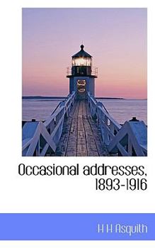Occasional Addresses, 1893-1916