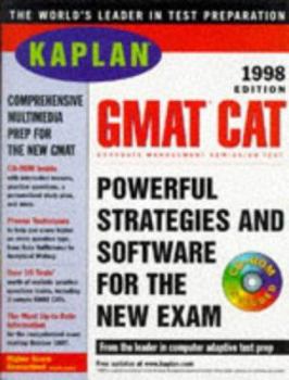 Paperback Kaplan GMAT CAT 1998 with CD- ROM Book