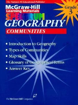 Paperback Geography Grade 3: Communities Book