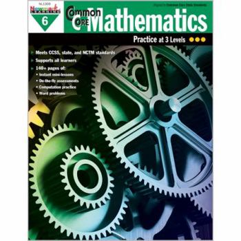 Paperback Common Core Mathematics for Grade 6 Book