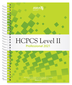 Spiral-bound HCPCS 2021 Level II Professional Edition Book