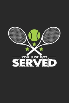 Paperback You just got served: 6x9 Tennis - grid - squared paper - notebook - notes Book