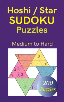 Paperback Hoshi / Star Sudoku Puzzles Medium to Hard Book