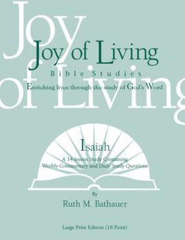 Spiral-bound Isaiah Large Print (18 Point) (Joy of Living Bible Studies) Book