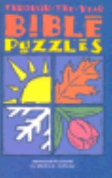 Paperback Through the Year Bible Puzzles Book
