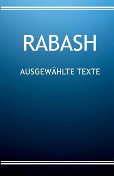 Paperback RABASH - Ausgewählte Texte [German] Book