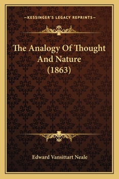 Paperback The Analogy Of Thought And Nature (1863) Book