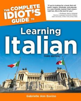 Paperback The Complete Idiot's Guide to Learning Italian, 3rd Edition Book