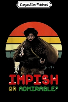 Paperback Composition Notebook: Vintage Impish Or Admirable Funny Christmas Journal/Notebook Blank Lined Ruled 6x9 100 Pages Book