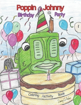 Paperback Poppin Johnny Birthday Party Coloring/Activity Book