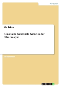 Paperback Künstliche Neuronale Netze in der Bilanzanalyse [German] Book