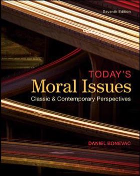 Paperback Today's Moral Issues: Classic and Contemporary Perspectives Book