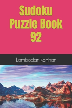 Paperback Sudoku Puzzle Book 92 Book