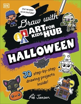 Paperback Draw with Art for Kids Hub Halloween Book