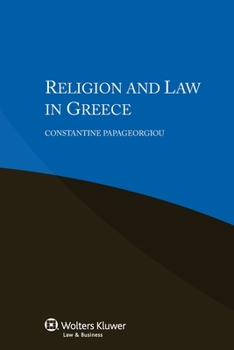 Paperback Religion and Law in Greece Book