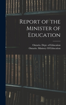 Report of the Minister of Education