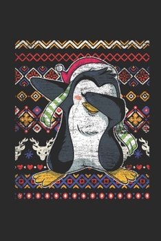 Paperback Christmas Sweater - Penguin: Dotted Bullet Grid Notebook / Journal (6 X 9 -120 Pages) - Ugly Christmas Gift Idea Book