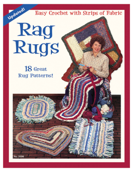 Paperback Rag Rugs - Updated: 18 Great Rug Patterns Easy Crochet with Strips Of Fabric Book