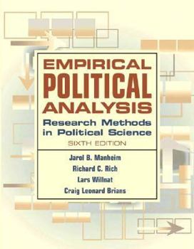 Hardcover Empirical Political Analysis: Research Methods in Political Science Book